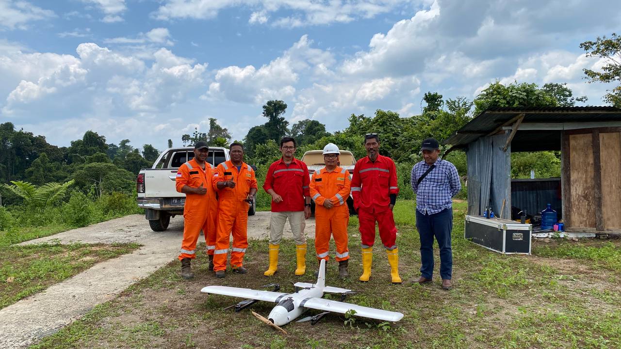 Kegiatan survei di kawasan Teluk Bintuni